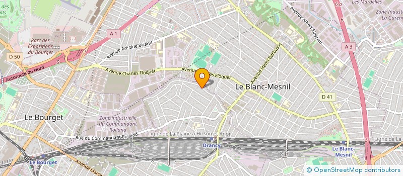 localisation de l'entreprise MADAME ADELE GODET  DRANCY