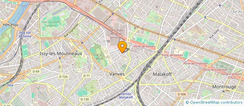 localisation de l'entreprise MADAME ADELE GUENNOC  VANVES