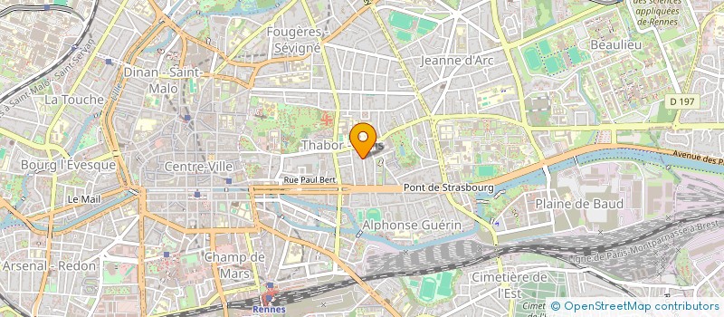 localisation de l'entreprise MADAME ADELE GUERIN  RENNES