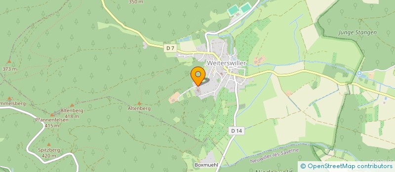 localisation de l'entreprise MADAME ADELE HARRER  WEITERSWILLER