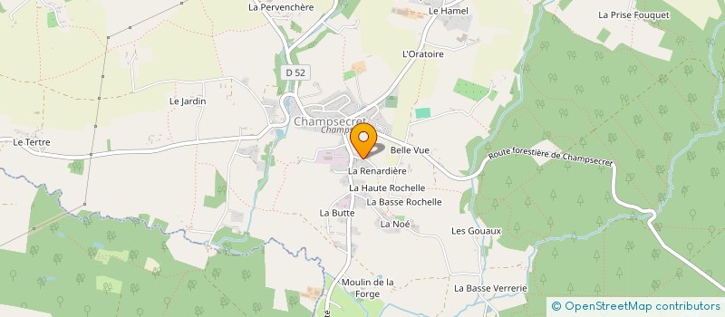 localisation de l'entreprise MADAME ADELE HELBERT à DOMFRONT EN POIRAIE