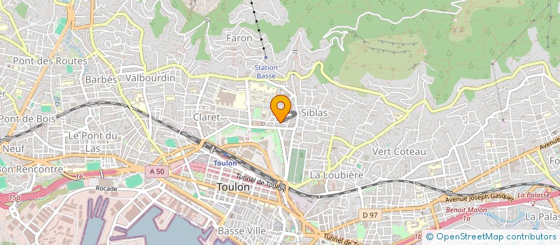 localisation de l'entreprise MADAME ADELE HEREDIA  TOULON