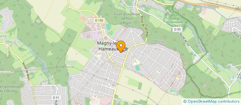 localisation de l'entreprise MADAME ADELE JACOTTIN  MAGNY-LES-HAMEAUX