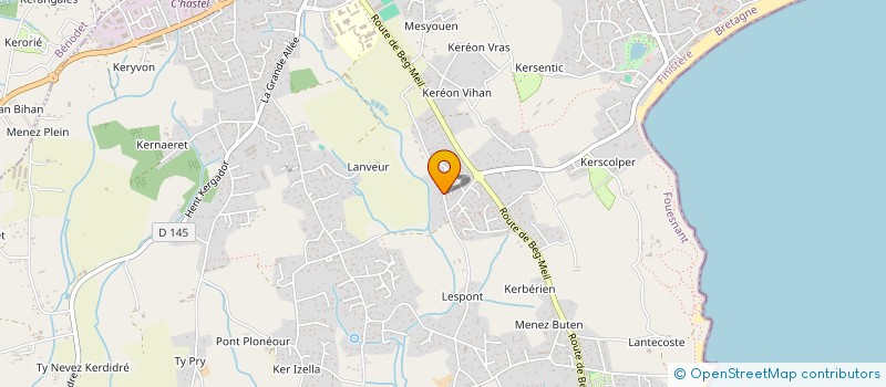 localisation de l'entreprise MADAME ADELE L'HOSTIS à FOUESNANT