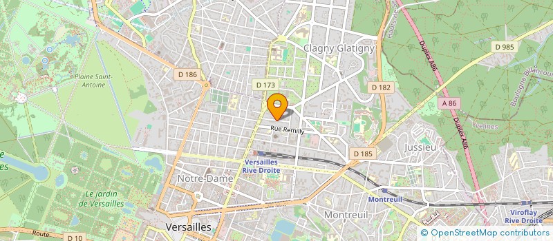 localisation de l'entreprise MADAME ADELE LAMBERT à VERSAILLES