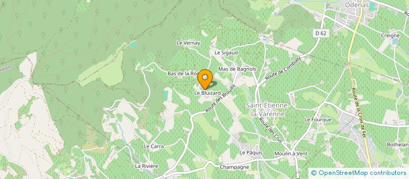 localisation de l'entreprise MADAME ADELE LAPALU  SAINT-ETIENNE-LA-VARENNE