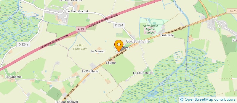 localisation de l'entreprise MADAME ADELE MARIE  DOZULE