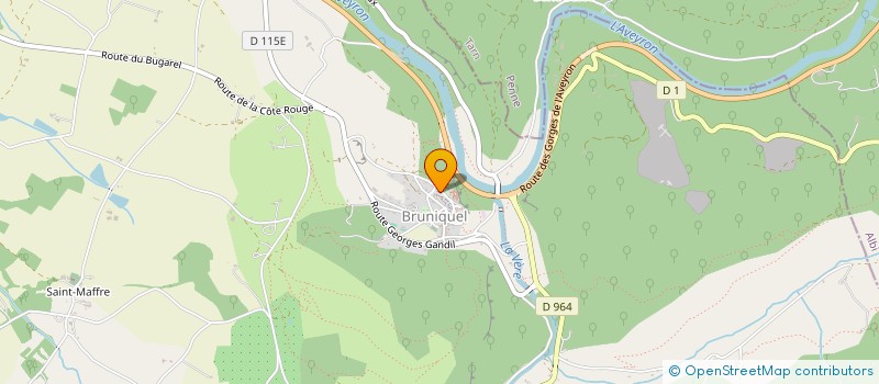 localisation de l'entreprise MADAME ADELE MARIE FERRAN TOBIN  BRUNIQUEL