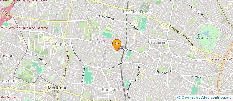 localisation de l'entreprise MADAME ADELE MAZET  BORDEAUX