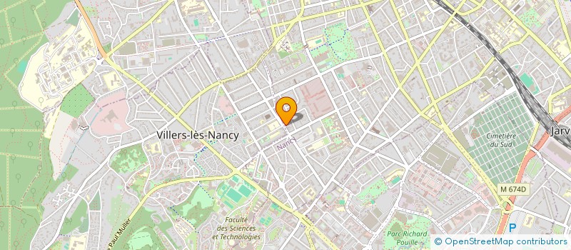 localisation de l'entreprise MADAME ADELE MILLERAND  NANCY