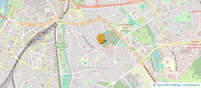 localisation de l'entreprise MADAME ADELE MOINARD  METZ