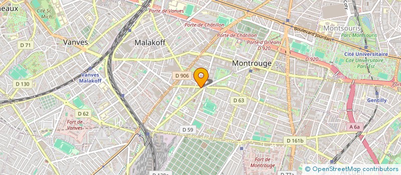 localisation de l'entreprise MADAME ADELE MOLINARI  MONTROUGE