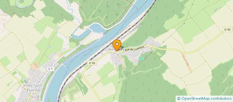 localisation de l'entreprise MADAME ADELE PAVAN  AINGERAY