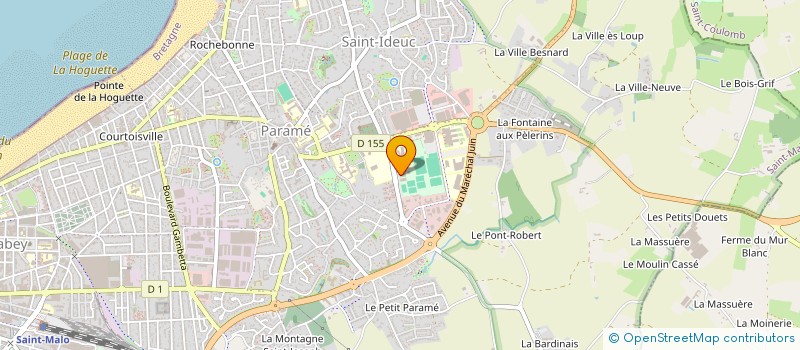 localisation de l'entreprise MADAME ADELE PAVIS  SAINT-MALO