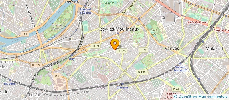 localisation de l'entreprise MADAME ADELE PERRIER à ISSY-LES-MOULINEAUX