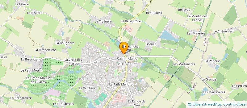 localisation de l'entreprise MADAME ADELE PINEAU  SAINT-MARS-DU-DESERT