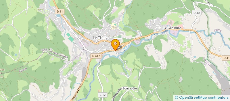 localisation de l'entreprise MADAME ADELE PRADAT  LE THOLY