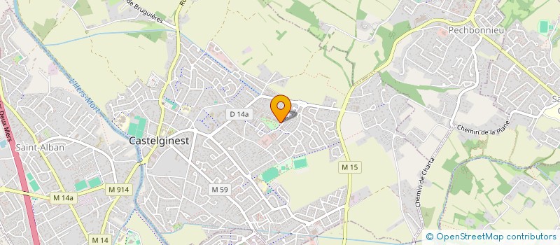 localisation de l'entreprise MADAME ADELE PREVOT  CASTELGINEST