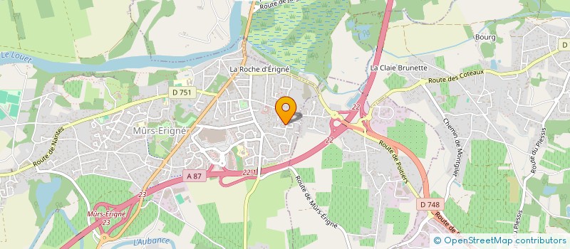 localisation de l'entreprise MADAME ADELE RAMEE  MURS-ERIGNE