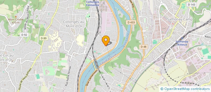 localisation de l'entreprise MADAME ADELE ROMIEU  COLLONGES-AU-MONT- D OR