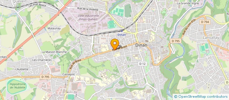 localisation de l'entreprise MADAME ADELE ROUXEL  DINAN