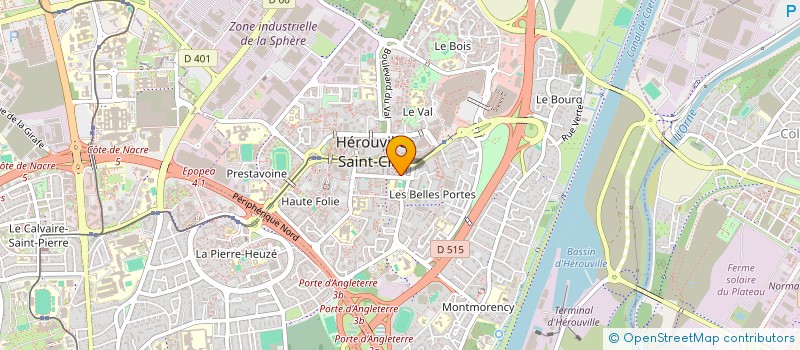 localisation de l'entreprise MADAME ADELE SAINSILY  HEROUVILLE-SAINT-CLAIR