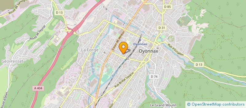 localisation de l'entreprise MADAME ADELE SARIKAYA à OYONNAX
