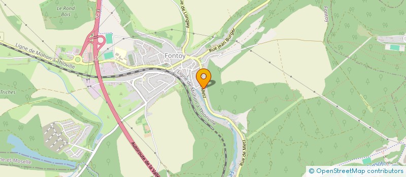 localisation de l'entreprise MADAME ADELE SIROCCHI  FONTOY