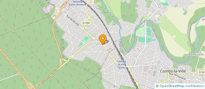 localisation de l'entreprise MADAME ADELE TARIEL  BOUSSY-SAINT-ANTOINE