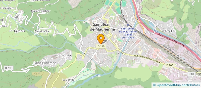 localisation de l'entreprise MADAME ADELE VALLEE à SAINT-JEAN-DE-MAURIENNE