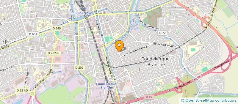 localisation de l'entreprise MADAME ADELE VANDENABEELE  COUDEKERQUE-BRANCHE