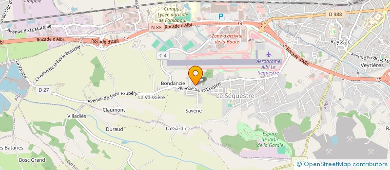 localisation de l'entreprise MADAME ADELE VIGUIER  ALBI