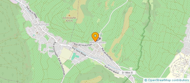 localisation de l'entreprise MADAME ADELE ZINDY  WESTHALTEN