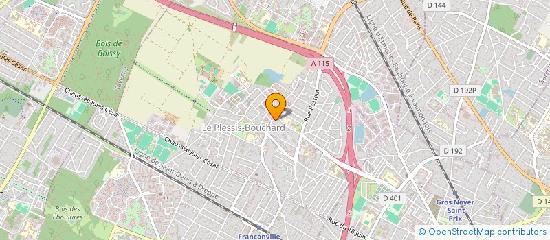 localisation de l'entreprise MADAME ADELEIA ALMEIDA GONCALVES TEIXEIRA  LE PLESSIS-BOUCHARD