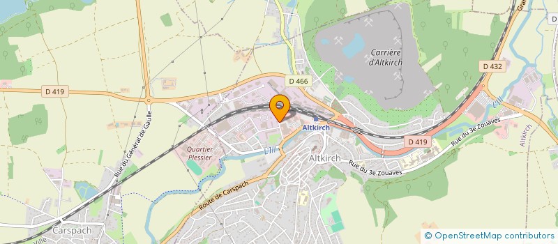 localisation de l'entreprise MADAME ADELIA CARVALHO COELHO  ALTKIRCH