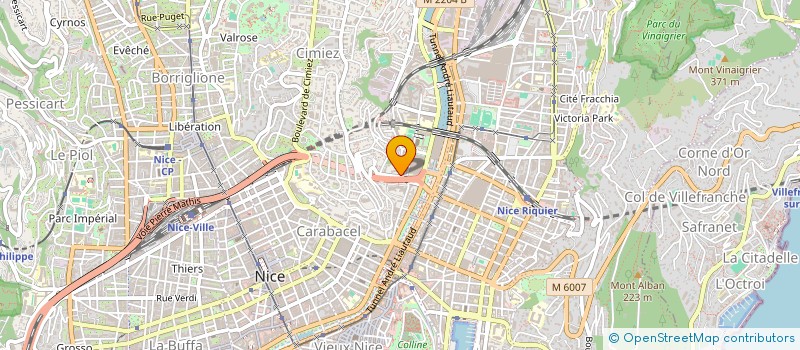 localisation de l'entreprise MADAME ADELIA CHAIEB  NICE