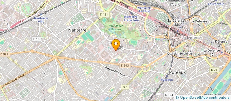 localisation de l'entreprise MADAME ADELIA DUCHER à NANTERRE