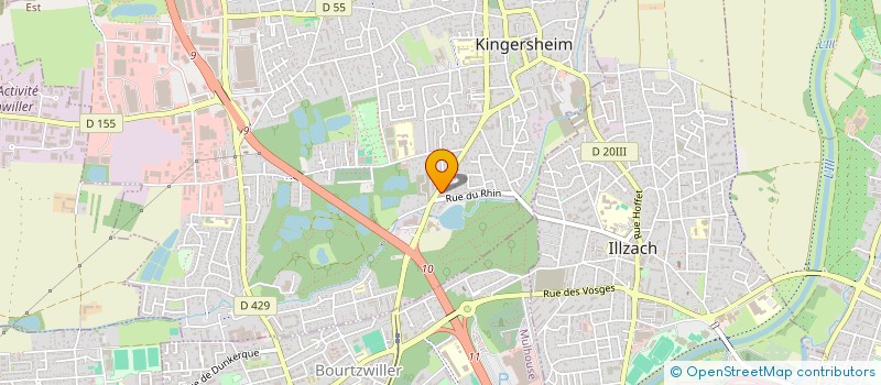 localisation de l'entreprise MADAME ADELIA FABRIZIO  KINGERSHEIM