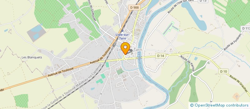 localisation de l'entreprise MADAME ADELIA LARANGEIRA NEVES à LISLE-SUR-TARN