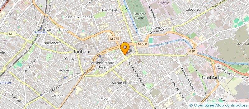 localisation de l'entreprise MADAME ADELIA MEDAHI à ROUBAIX