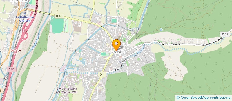 localisation de l'entreprise MADAME ADELIE AUE  ORAISON