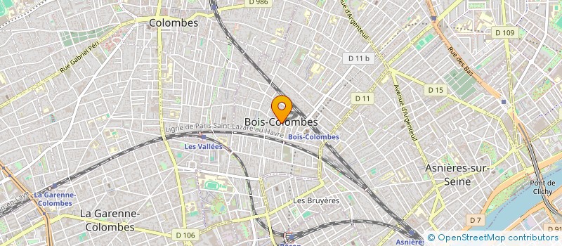 localisation de l'entreprise MADAME ADELIE BALEZ à BOIS-COLOMBES