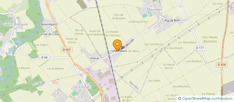 localisation de l'entreprise MADAME ADELIE CARTIER  SAINT-BOHAIRE