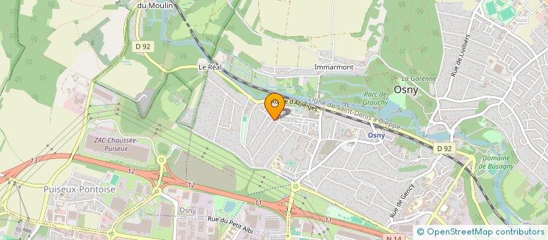 localisation de l'entreprise MADAME ADELIE FOND  OSNY