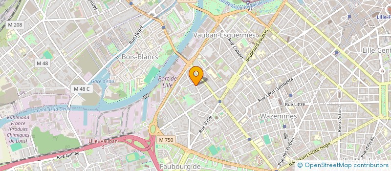 localisation de l'entreprise MADAME ADELIE GUERIN à LILLE
