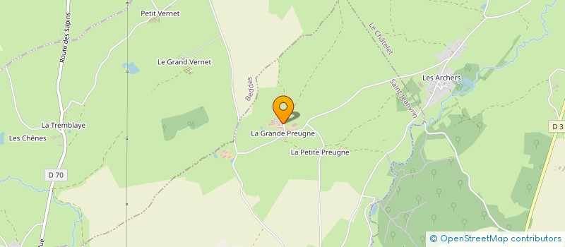 localisation de l'entreprise MADAME ADELIE JACQUET  CLUGNAT