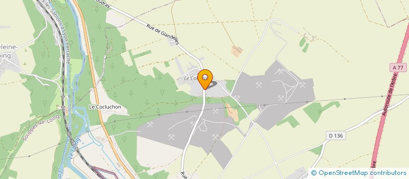 localisation de l'entreprise MADAME ADELIE MIGUET  SOUPPES-SUR-LOING