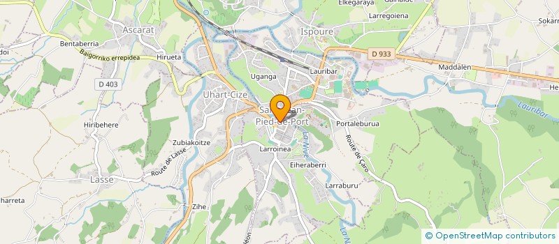 localisation de l'entreprise MADAME ADELIE VOULOT  SAINT JEAN PIED DE PORT