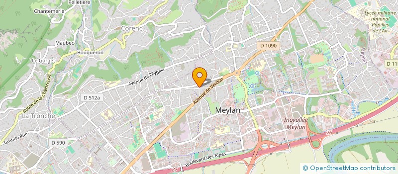 localisation de l'entreprise MADAME ADELIE WAGNER  MEYLAN