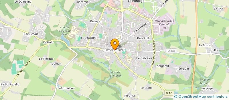 localisation de l'entreprise MADAME ADELINA ALEXANDRA MAIO  QUESTEMBERT